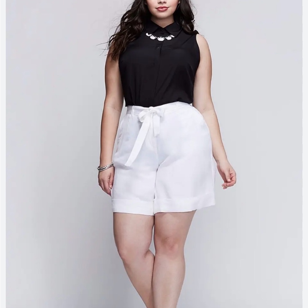 Lane Bryant Size 14/16 White Shorts